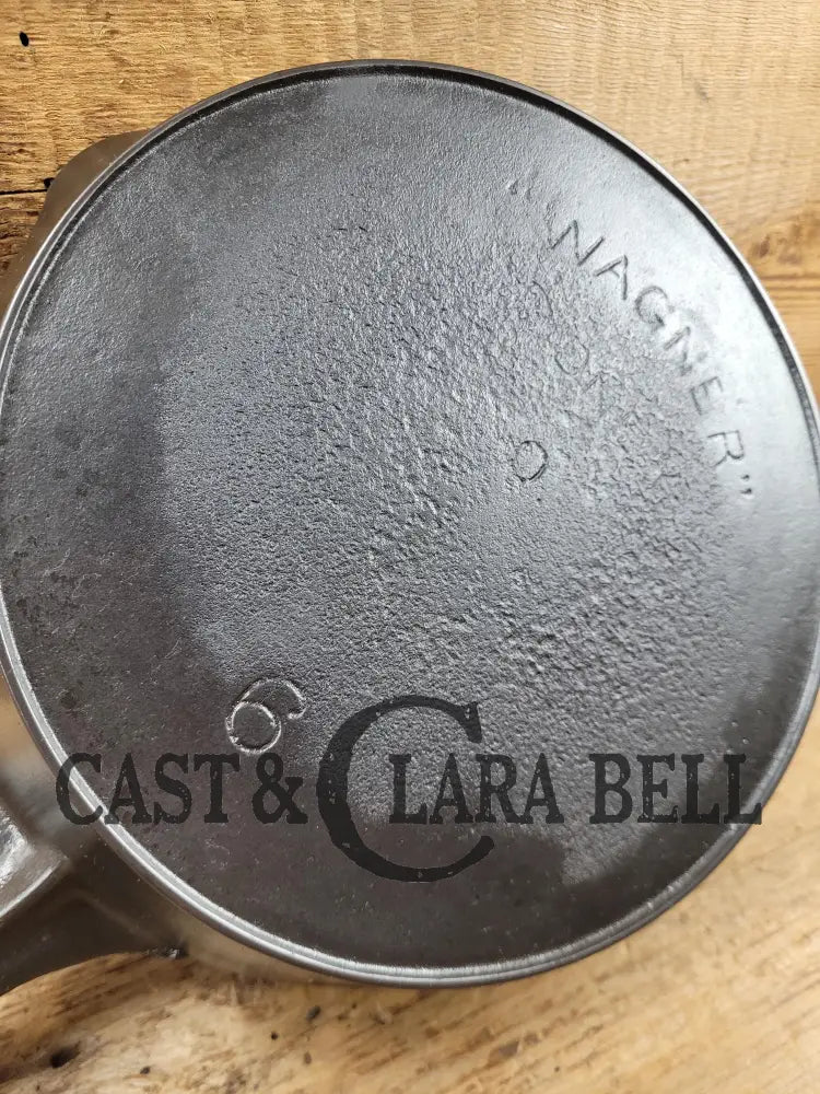 Priced To Sell! Amazing Chef’s Saute Skillet! 1920’S ’Arc Straight’ Wagner Sidney O #6