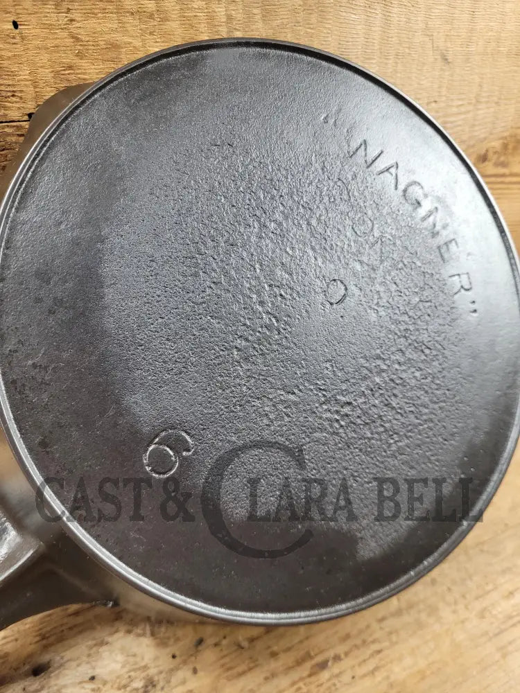 Priced To Sell! Amazing Chef’s Saute Skillet! 1920’S ’Arc Straight’ Wagner Sidney O #6