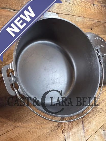 Priced to Sell and HUGE!! 1910’s Griswold Size #10 (835) Dutch Oven with Large Block Logo & (2553 A) Lid. One of the