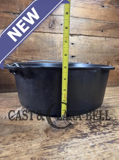 Priced to Sell and HUGE!! 1910’s Griswold Size #10 (835) Dutch Oven with Large Block Logo & (2553 A) Lid. One of the