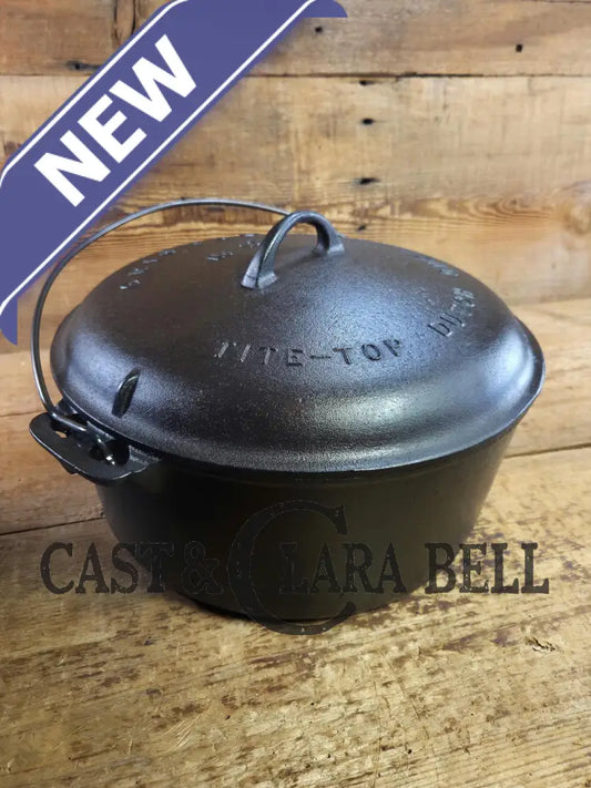 Priced to Sell and HUGE!! 1910’s Griswold Size #10 (835) Dutch Oven with Large Block Logo & (2553 A) Lid. One of the
