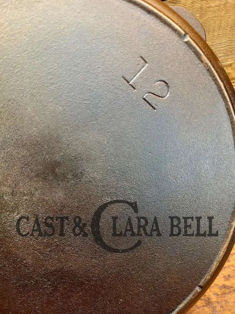 Priced To Sell! Beautiful 1940’S Era Lodge #12 Cast Iron Skillet With 3 Notch Heat Ring. Great