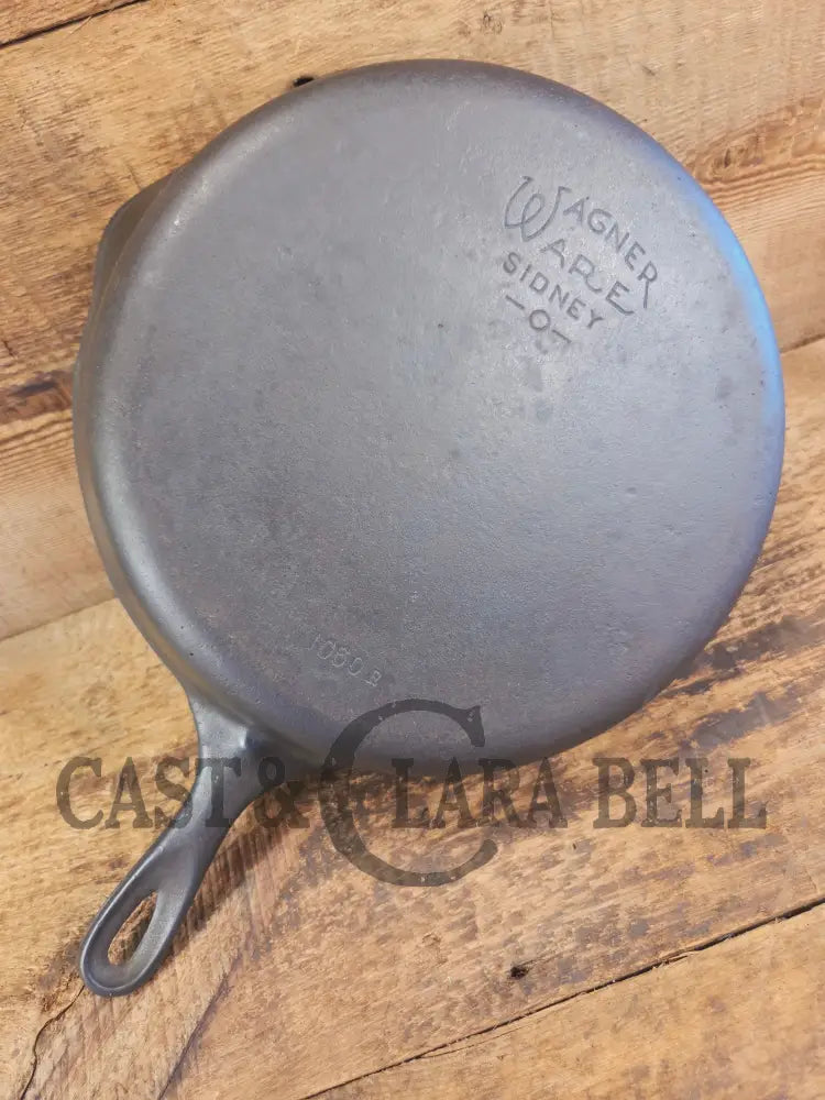 Priced to Sell! Big 1930’s Wagner Ware #10 Cast Iron Skillet with Stylized Logo 1060 C. Great Bacon skillet! - Skillet