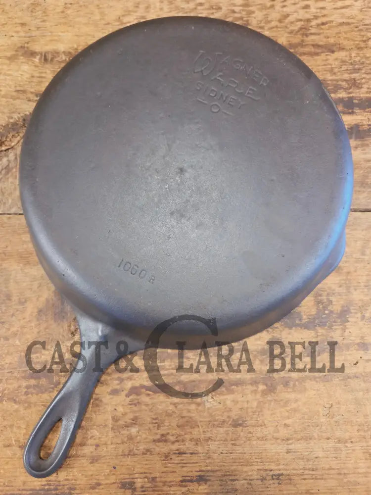 Priced to Sell! Big 1930’s Wagner Ware #10 Cast Iron Skillet with Stylized Logo 1060 C. Great Bacon skillet! - Skillet