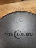 Priced to sell big bacon skillet! Mid 1900’s Lodge #10 Skillet with 3 Notch Heat Ring. Restored and Ready to Use!