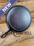 Priced To Sell! Big Skillet Great Price! 1910’S Griswold #10 Skillet Large Slant Logo 716 Erie