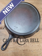 Priced To Sell! Big Skillet Great Price! 1910’S Griswold #10 Skillet Large Slant Logo 716 Erie