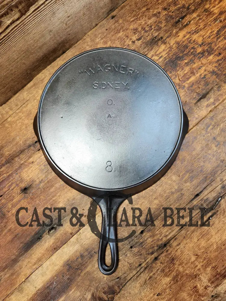 Priced To Sell! Campfire Cooker 1920’S Wagner Sidney O #8 ’Arc Straight’ Skillet With Heat Ring