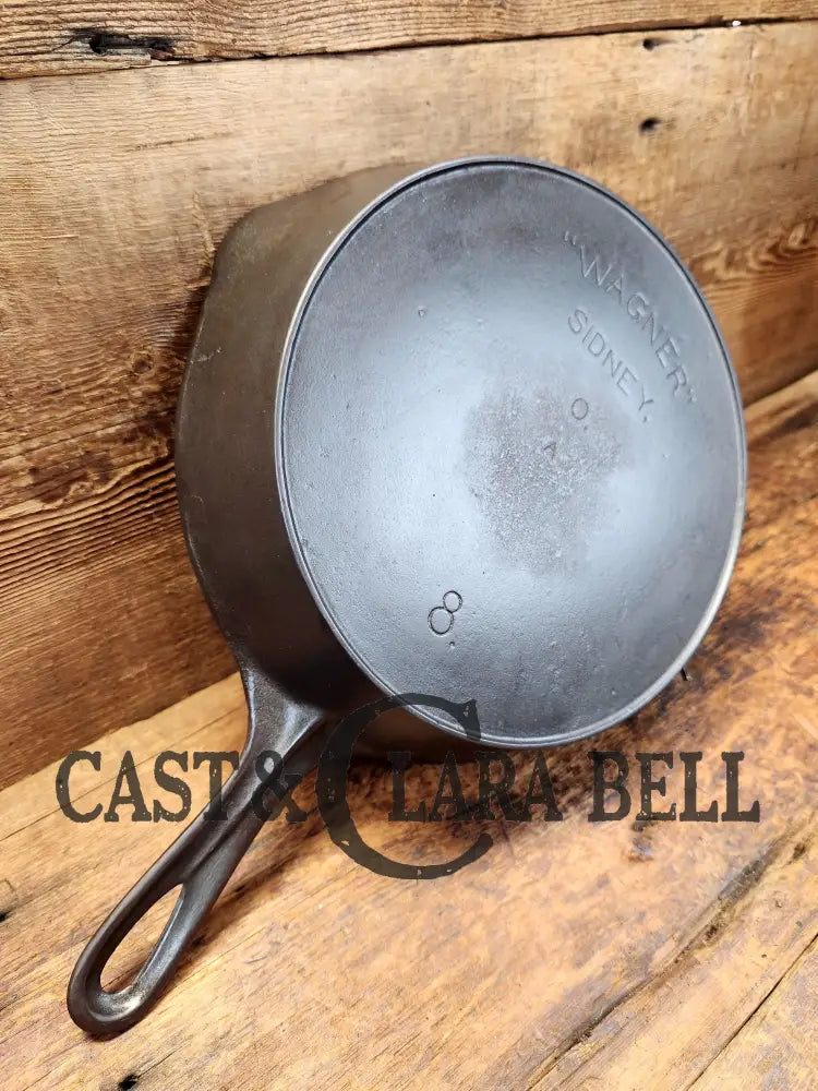 Priced To Sell! Campfire Cooker 1920’S Wagner Sidney O #8 ’Arc Straight’ Skillet With Heat Ring