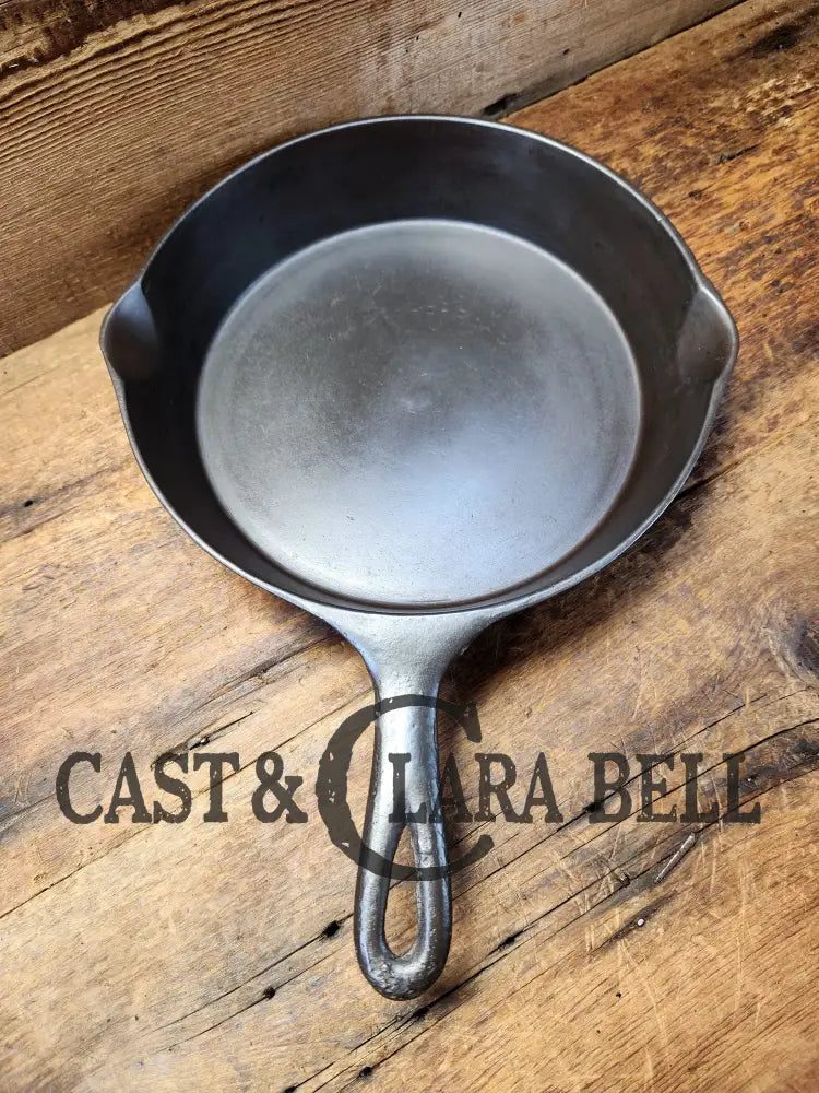 Priced To Sell! Campfire Cooker 1920’S Wagner Sidney O #8 ’Arc Straight’ Skillet With Heat Ring