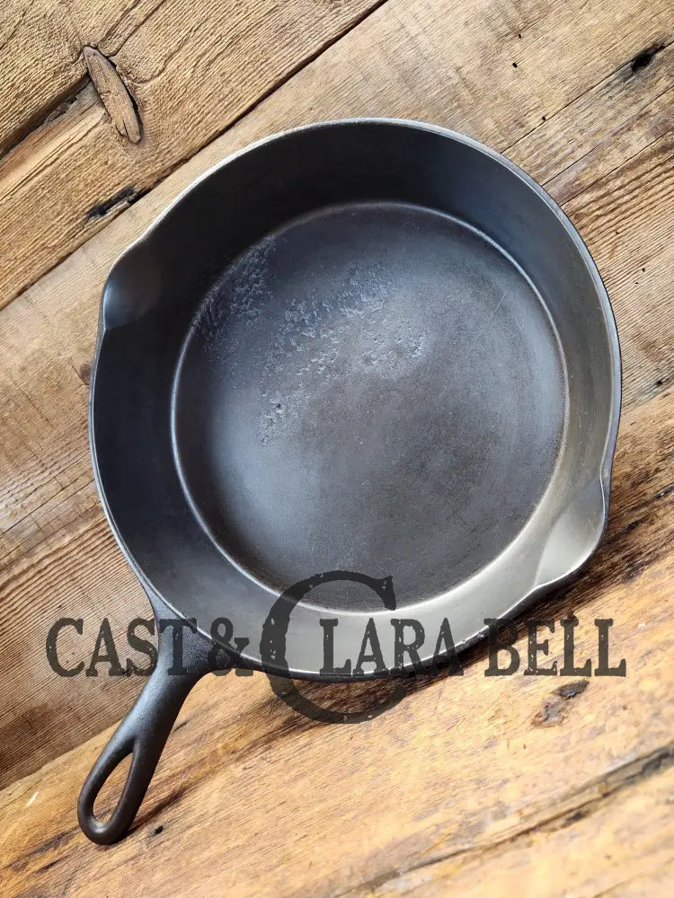 Priced To Sell! Campfire Cooker 1920’S Wagner Sidney O #8 ’Arc Straight’ Skillet With Heat Ring