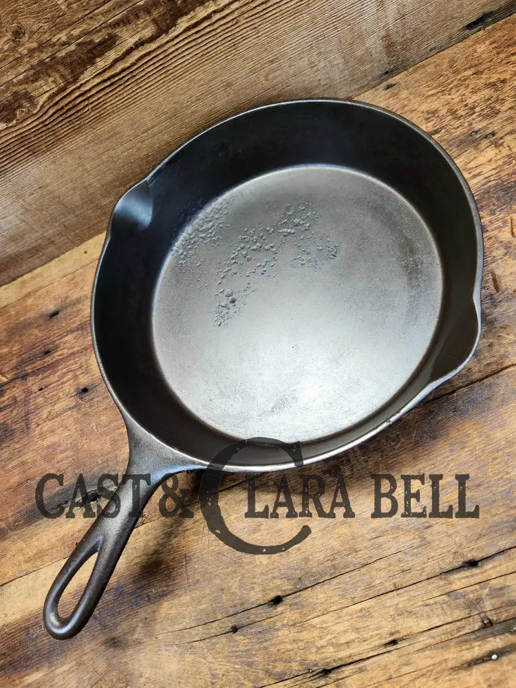 Priced To Sell! Campfire Cooker 1920’S Wagner Sidney O #8 ’Arc Straight’ Skillet With Heat Ring