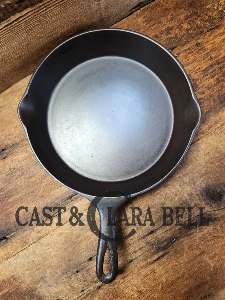 Priced To Sell! Campfire Cooker 1920’S Wagner Sidney O #8 ’Arc Straight’ Skillet With Heat Ring