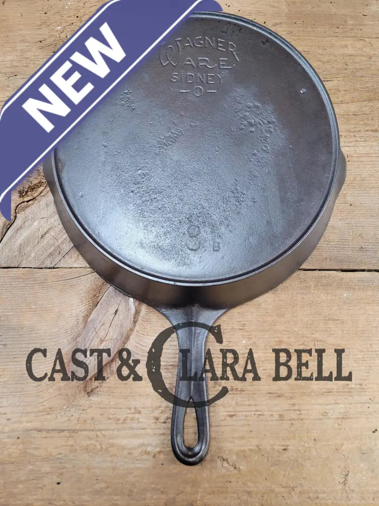 Priced To Sell! Campfire Cooker 1920’S Wagner Sidney O #8 ’Arc Straight’ Skillet With Heat Ring