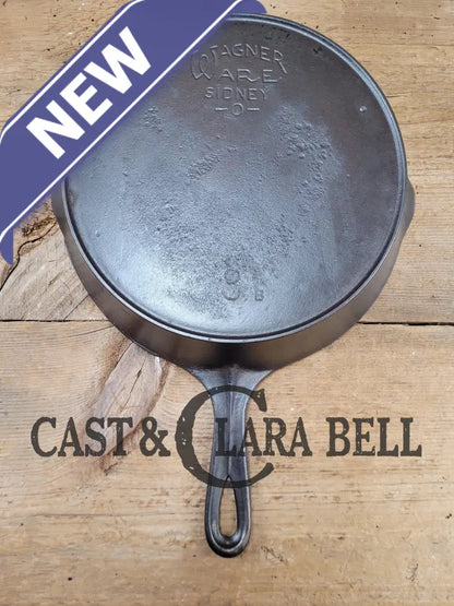 Priced To Sell! Campfire Cooker 1920’S Wagner Sidney O #8 ’Arc Straight’ Skillet With Heat Ring