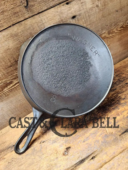 Priced To Sell! Campfire Cooker 1920’S Wagner Sidney O #8 ’Arc Straight’ Skillet With Heat Ring