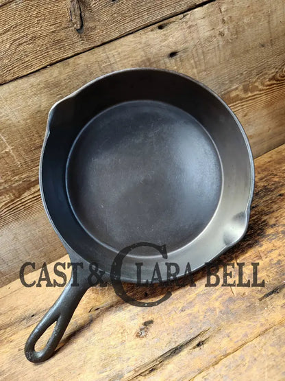 Priced To Sell! Campfire Cooker 1920’S Wagner Sidney O #8 ’Arc Straight’ Skillet With Heat Ring