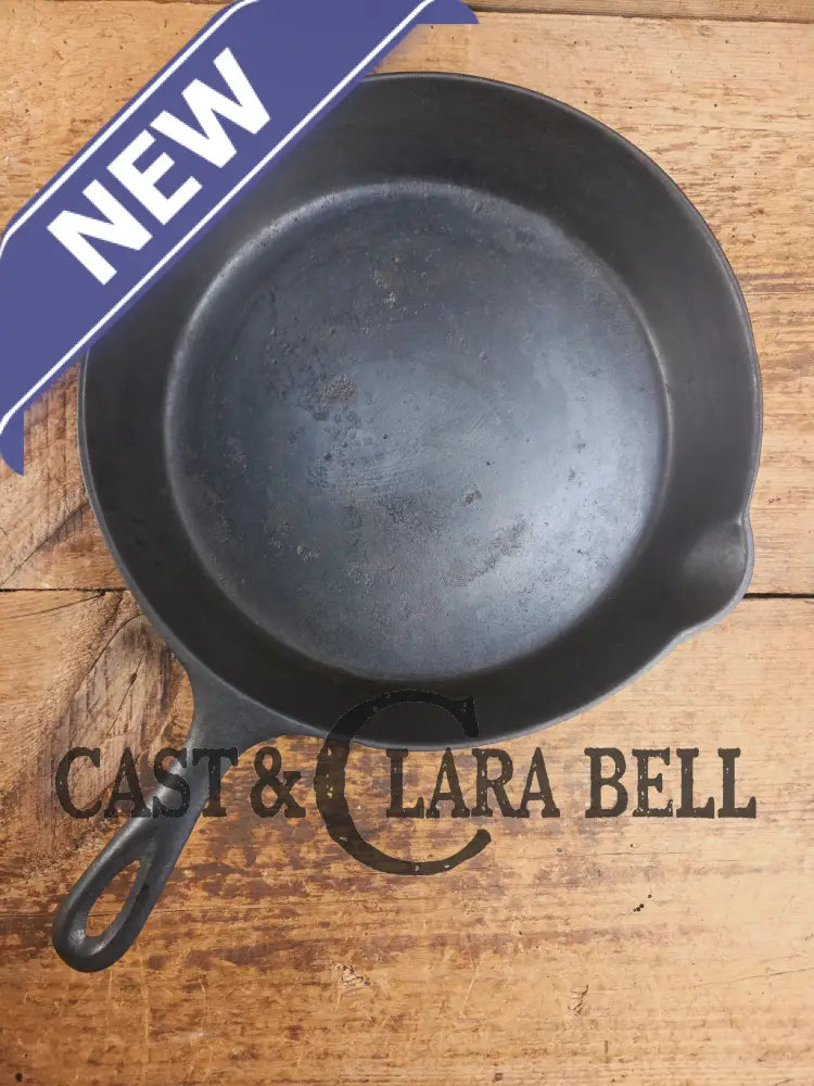 Priced to sell daily workhorse! Early 1900’s Lodge #8 Skillet with 3 Notch Heat Ring. Great first pan! Skillet