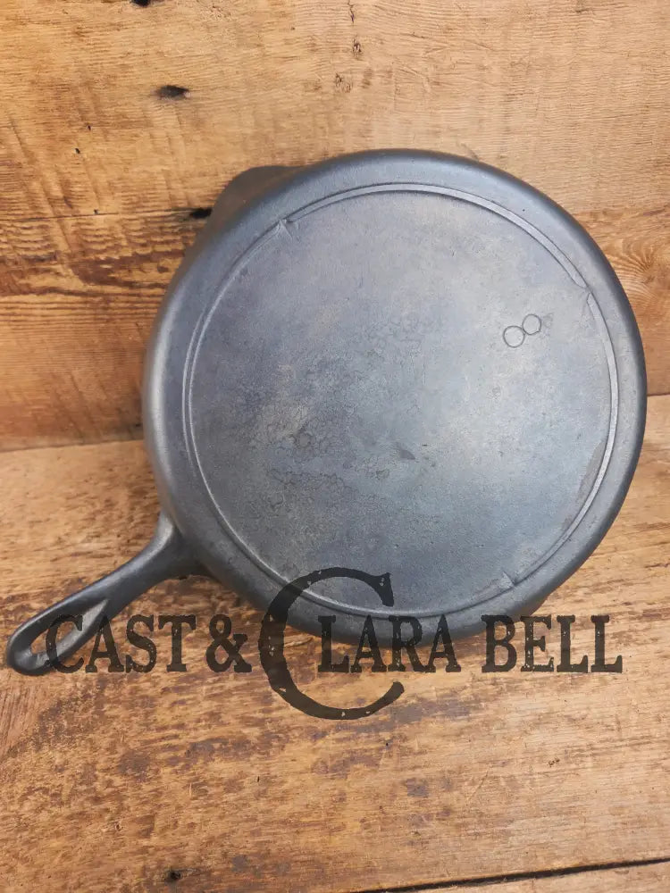 Priced to sell daily workhorse! Early 1900’s Lodge #8 Skillet with 3 Notch Heat Ring. Great first pan! Skillet
