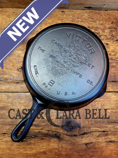 Priced To Sell! Early 1900’S Fully Marked Griswold’s Victor #8 Skillet With Heat Ring.