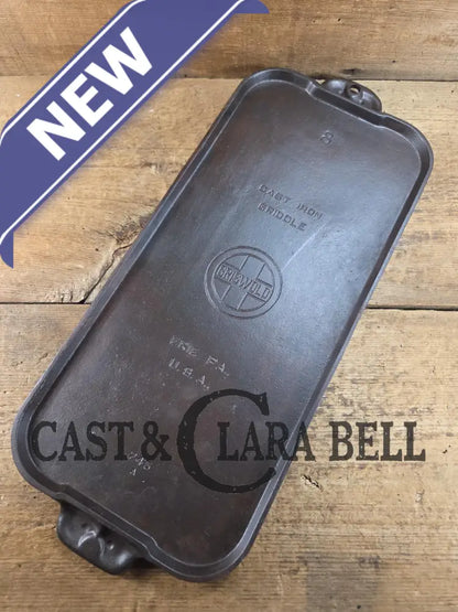 Priced to Sell! Early 1900’s hard to find Griswold Long Griddle with Block Logo EPU 745 A. Perfect for pancakes and