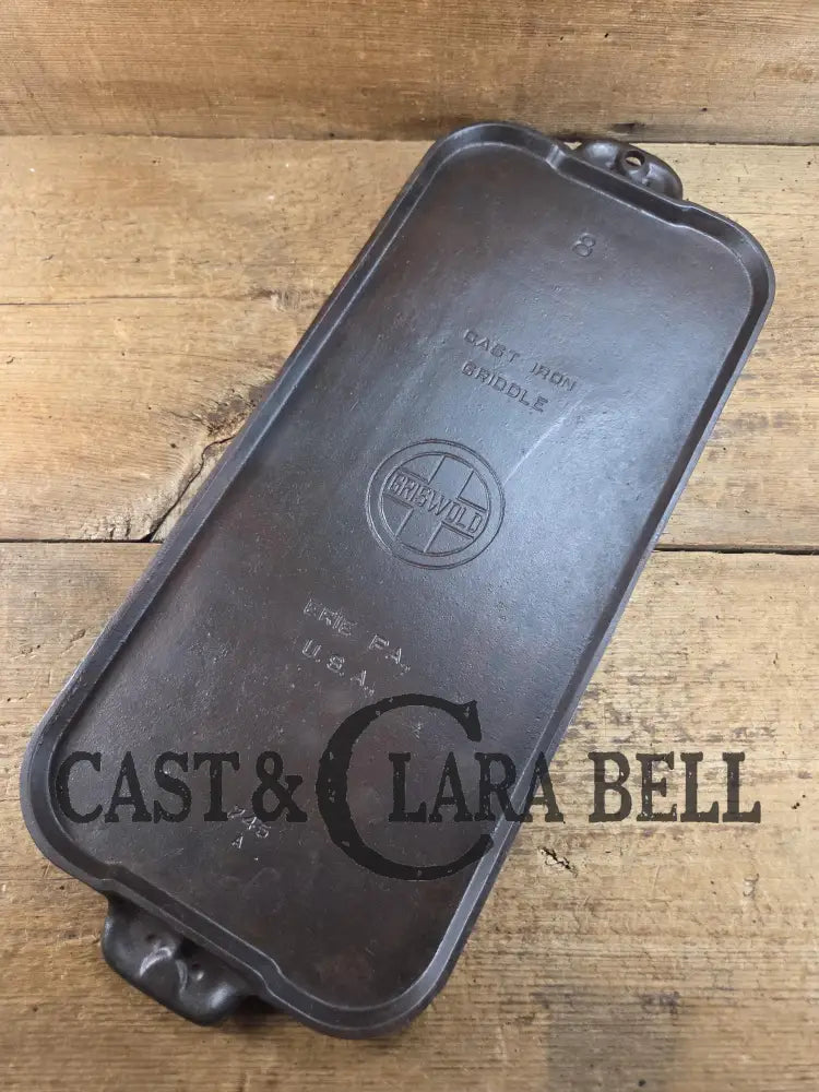 Priced to Sell! Early 1900’s hard to find Griswold Long Griddle with Block Logo EPU 745 A. Perfect for pancakes and