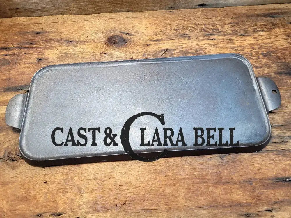 Priced to Sell! Early 1900’s hard to find Griswold Long Griddle with Slant Block Logo ERIE 745. Restored and ready to