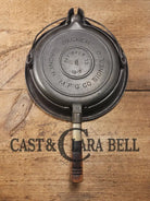 Priced to Sell Early 1900’s ’Wagner’ cast iron waffle iron. #1408 Original wood handles Waffle Iron