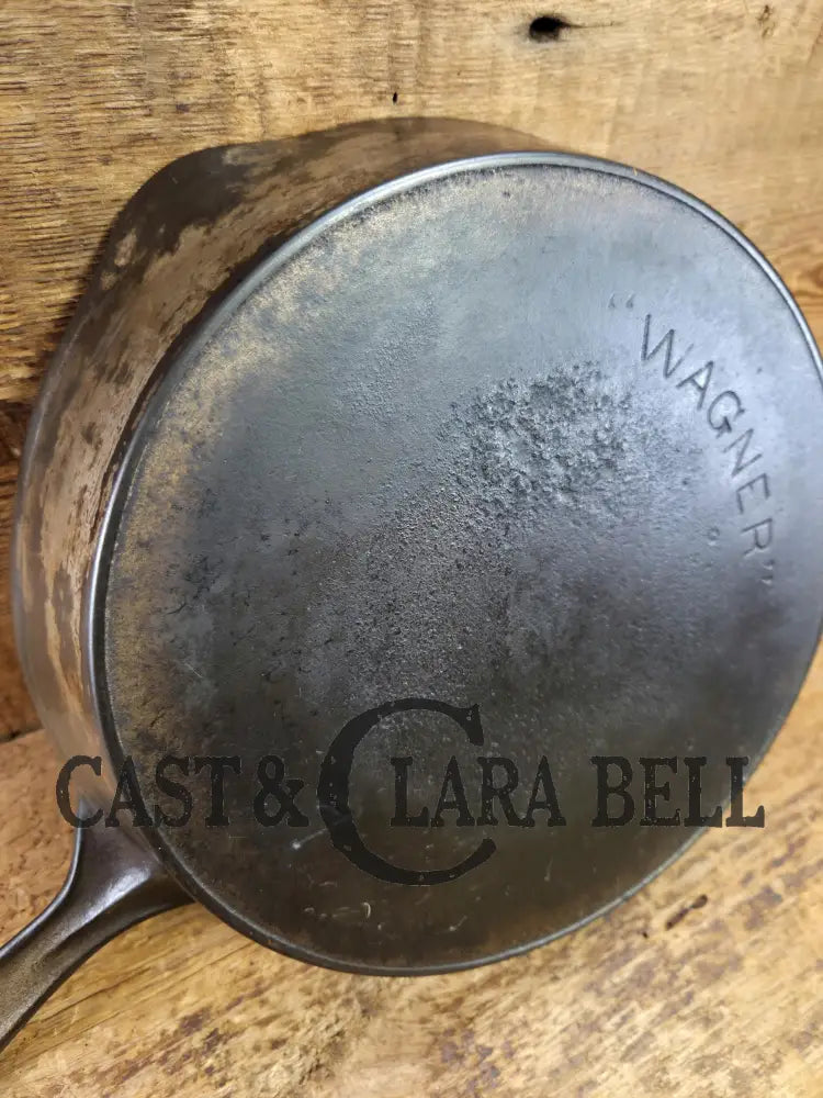 Priced to Sell Great bacon skillet. Early 1900’s Wagner made large ’Arc Logo’ #7 Cast Iron Skillet. Daily workhorse!