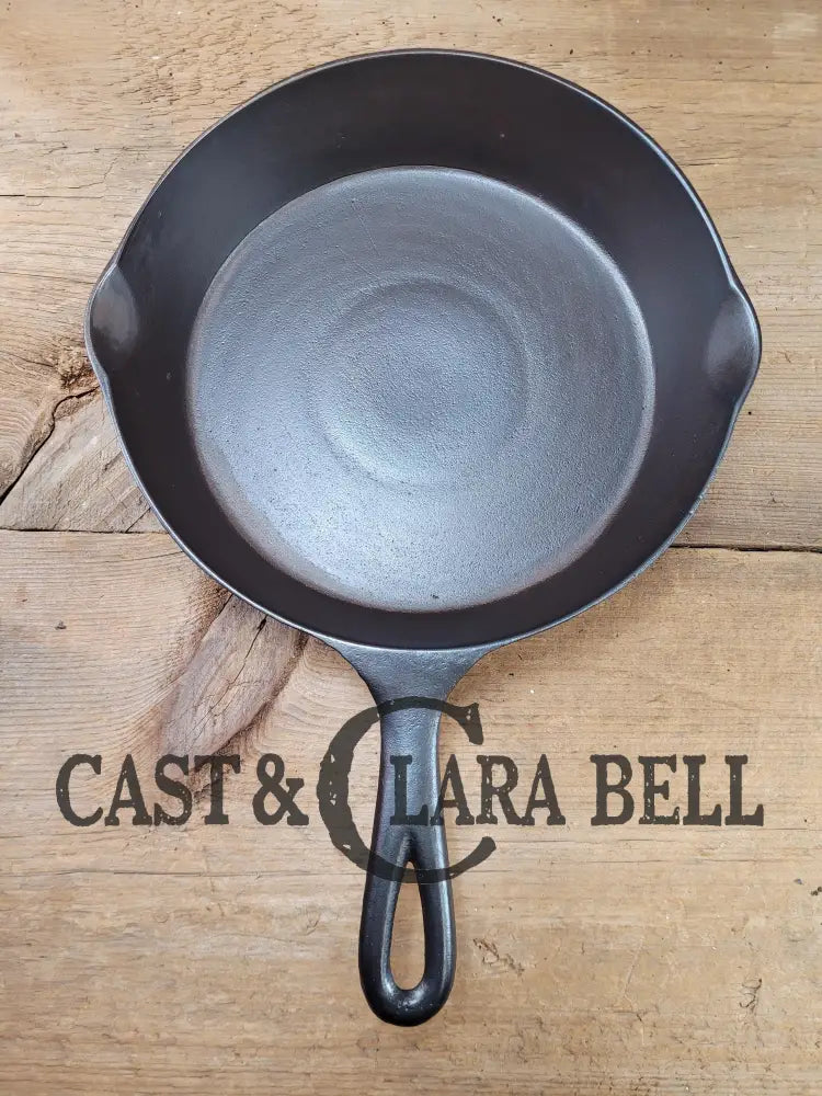 Priced To Sell! Early 1900’S Wapak Straight Logo #7 Cast Iron Skillet With Heat Ring. Awesome