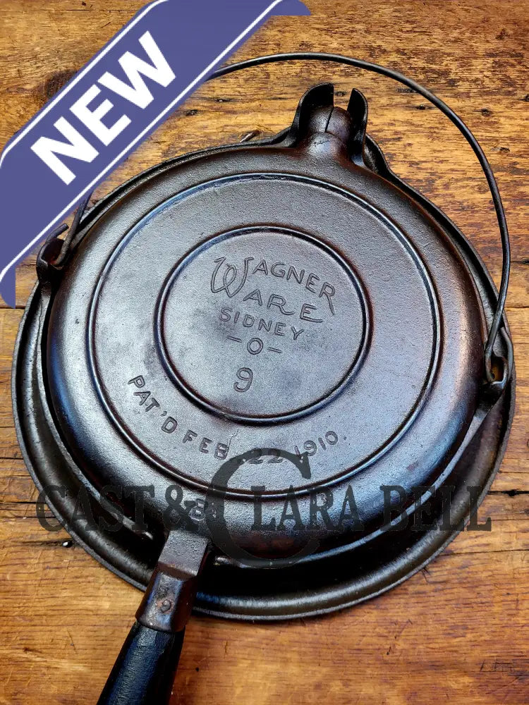 Priced To Sell! Early 1910’S Large #9 Wagnerware Waffle Iron With Short Base. Makes Some Big