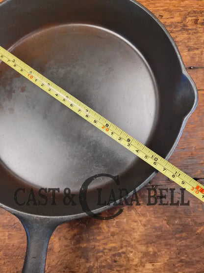 Priced To Sell! Early Lodge #8 Cast Iron Skillet With Single Notch And Raised C