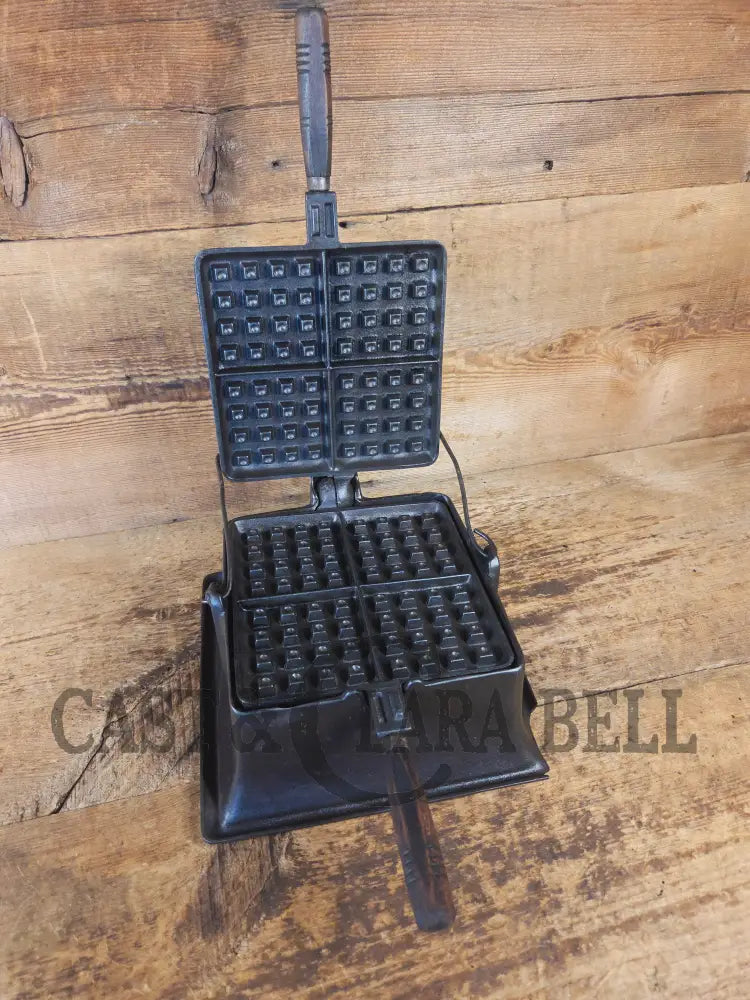Priced to Sell 1900’s Early Wagner Mfg Co. Sidney O #8 Waffle Iron with Tall Base! - Waffle Iron