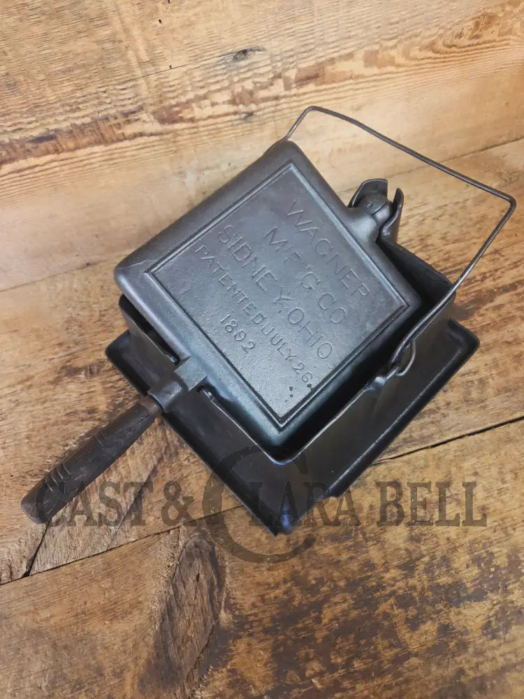 Priced to Sell 1900’s Early Wagner Mfg Co. Sidney O #8 Waffle Iron with Tall Base! - Waffle Iron