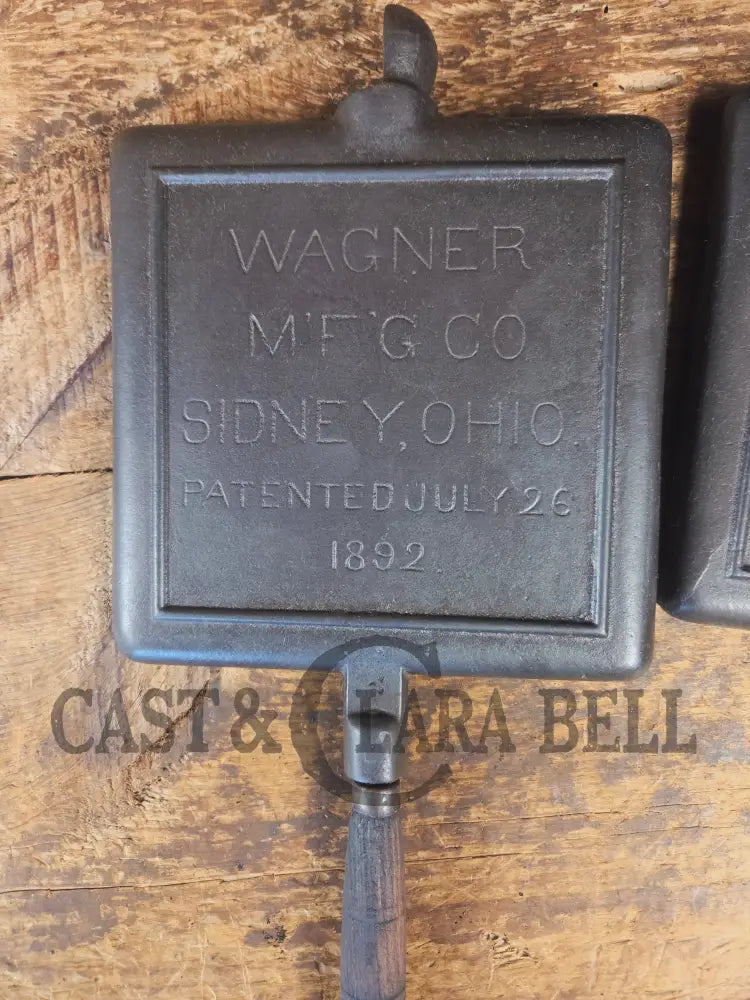 Priced to Sell 1900’s Early Wagner Mfg Co. Sidney O #8 Waffle Iron with Tall Base! - Waffle Iron