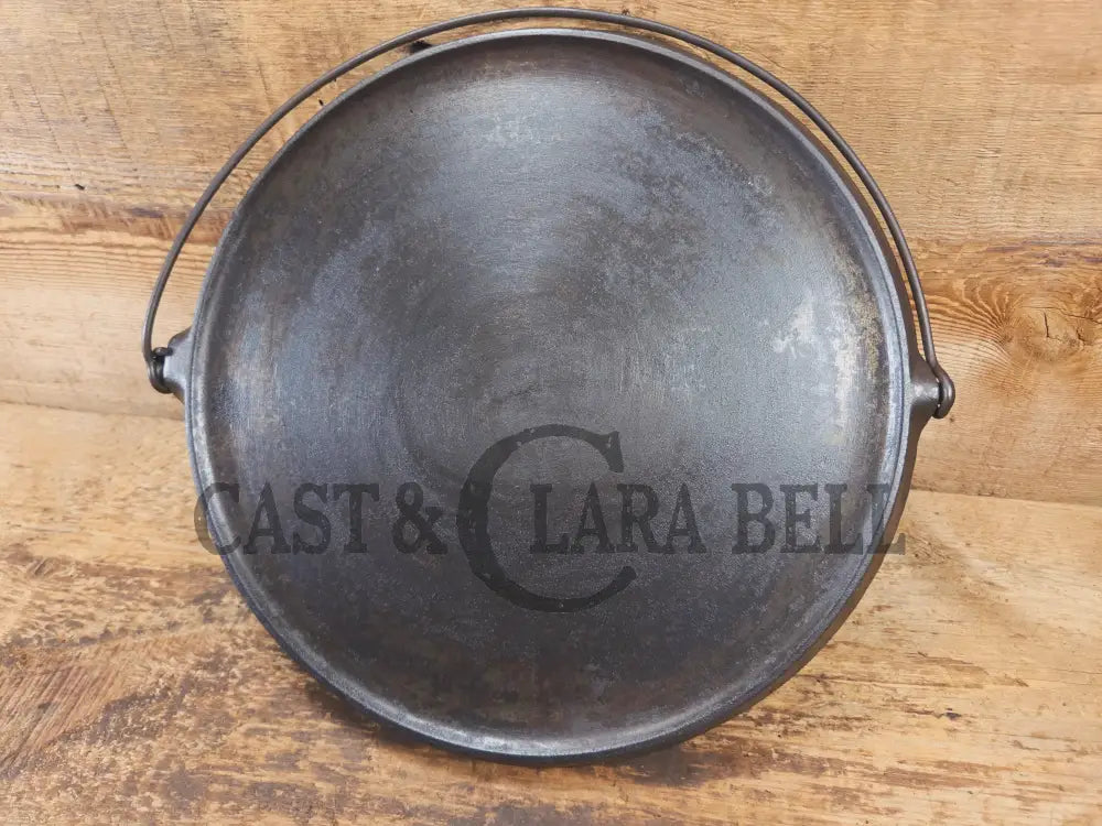 Priced To Sell: 1910’s Era Griswold Slant Logo No. 12 Round Griddle Bailed 741. ERIE. Perfect Pizza Griddle - Griddle