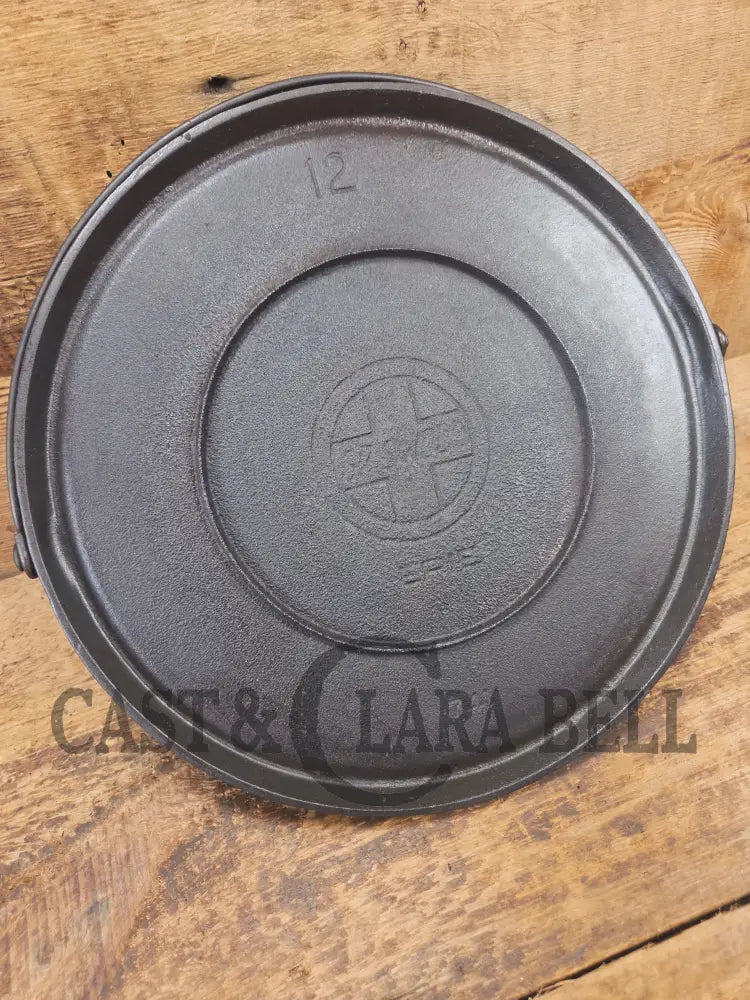 Priced To Sell: 1910’s Era Griswold Slant Logo No. 12 Round Griddle Bailed 741. ERIE. Perfect Pizza Griddle - Griddle