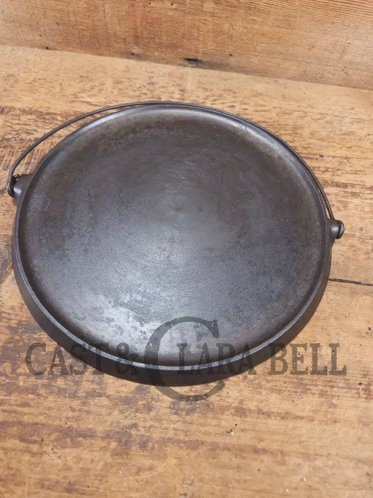 Priced To Sell: 1910’s Era Griswold Slant Logo No. 12 Round Griddle Bailed 741. ERIE. Perfect Pizza Griddle - Griddle