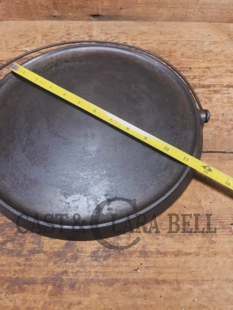 Priced To Sell: 1910’s Era Griswold Slant Logo No. 12 Round Griddle Bailed 741. ERIE. Perfect Pizza Griddle - Griddle