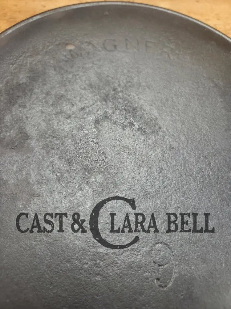 Priced to Sell Great bacon skillet. Early 1900’s Wagner made large ’Arc Logo’ #9 Cast Iron Skillet. Daily workhorse!