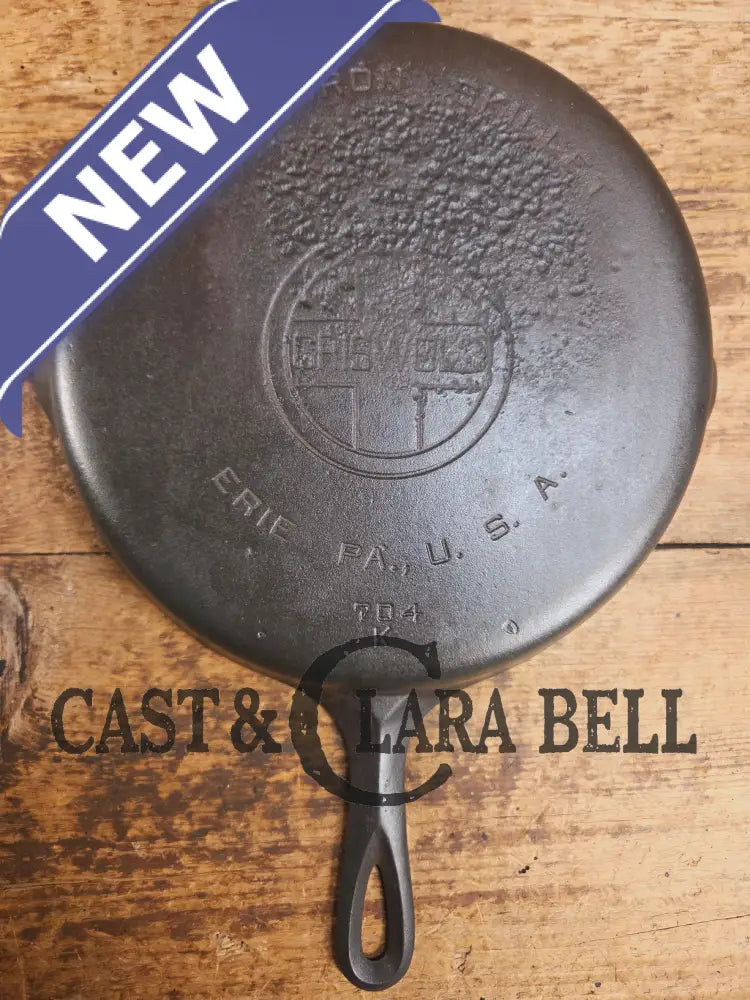 Priced to Sell! GREAT campfire cooker 1930’s Griswold cast iron skillet. Small block 704 K Skillet