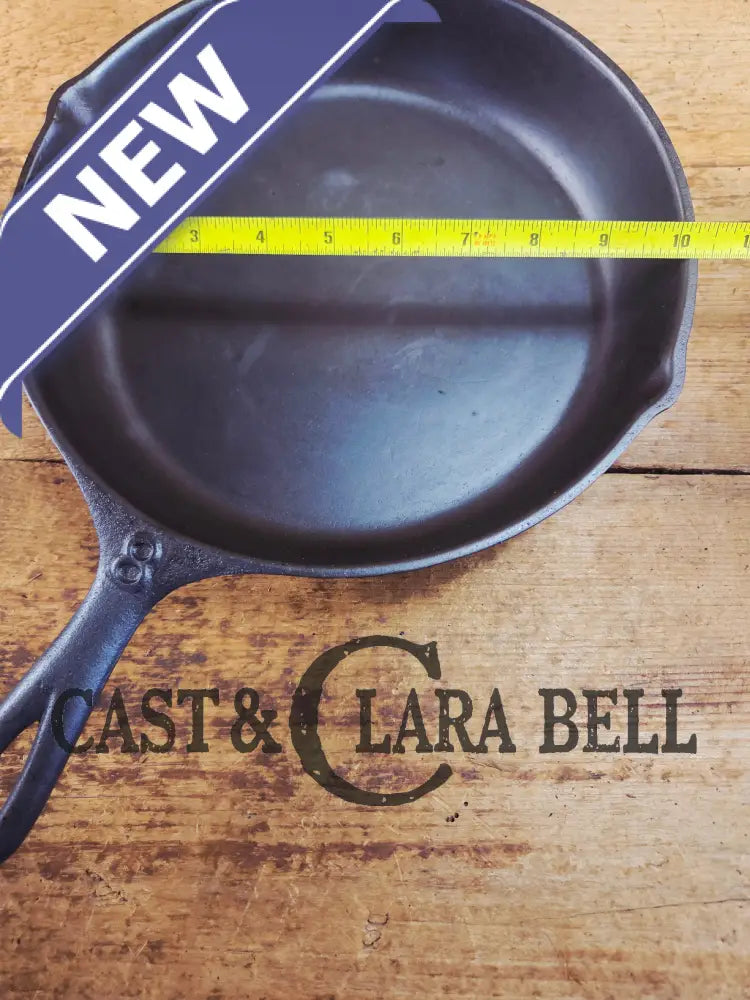 PRICED TO SELL! Great daily user Mystery #8 Skillet with Heat Ring and X Makers Mark. Handles beautifully Skillet