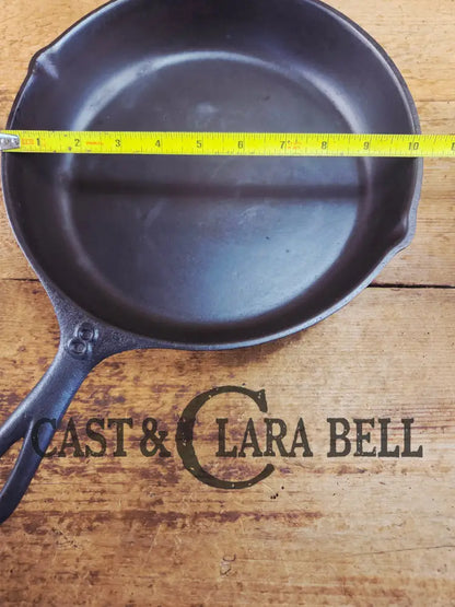 PRICED TO SELL! Great daily user Mystery #8 Skillet with Heat Ring and X Makers Mark. Handles beautifully Skillet
