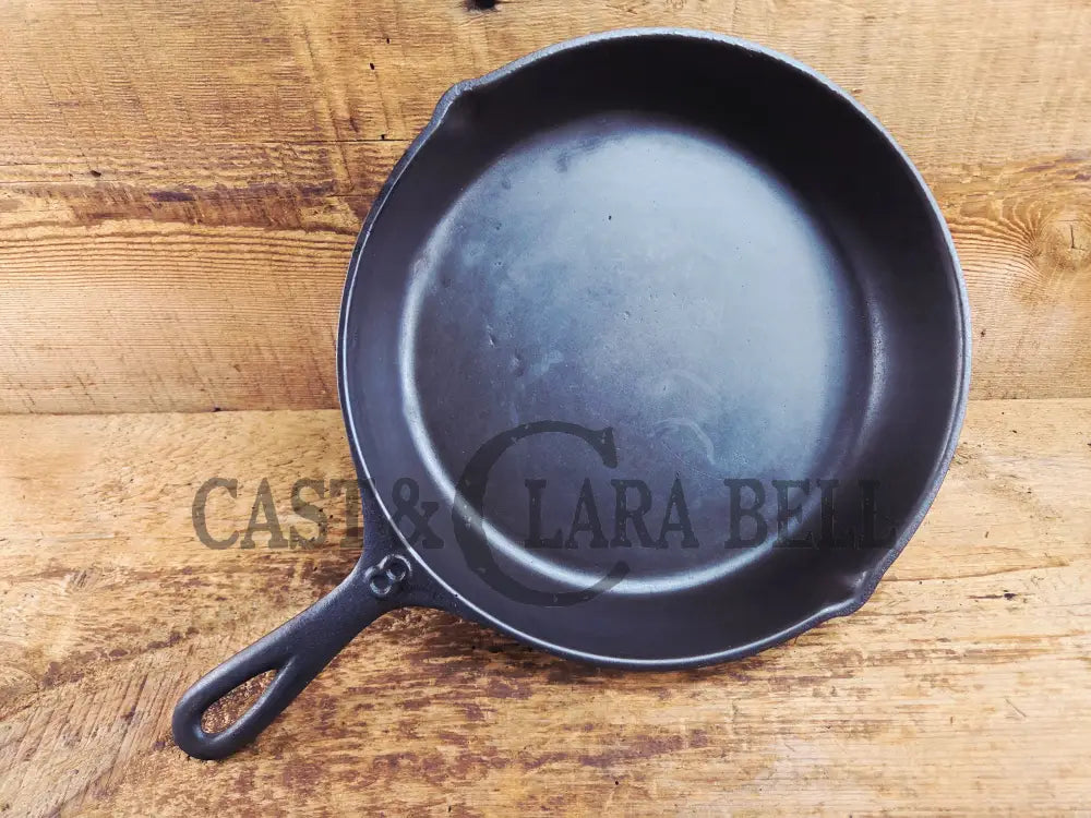 PRICED TO SELL! Great daily user Mystery #8 Skillet with Heat Ring and X Makers Mark. Handles beautifully Skillet