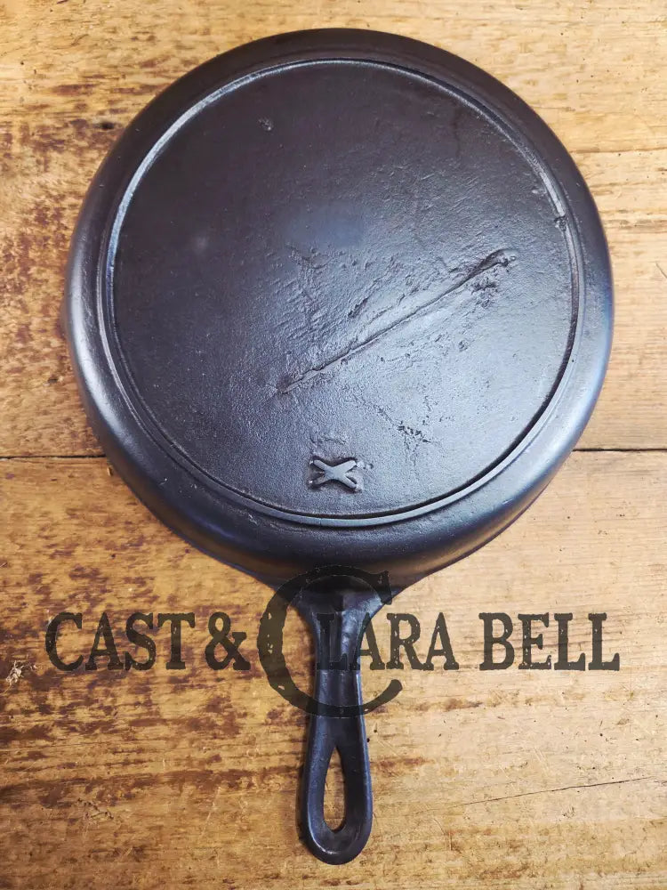 PRICED TO SELL! Great daily user Mystery #8 Skillet with Heat Ring and X Makers Mark. Handles beautifully Skillet