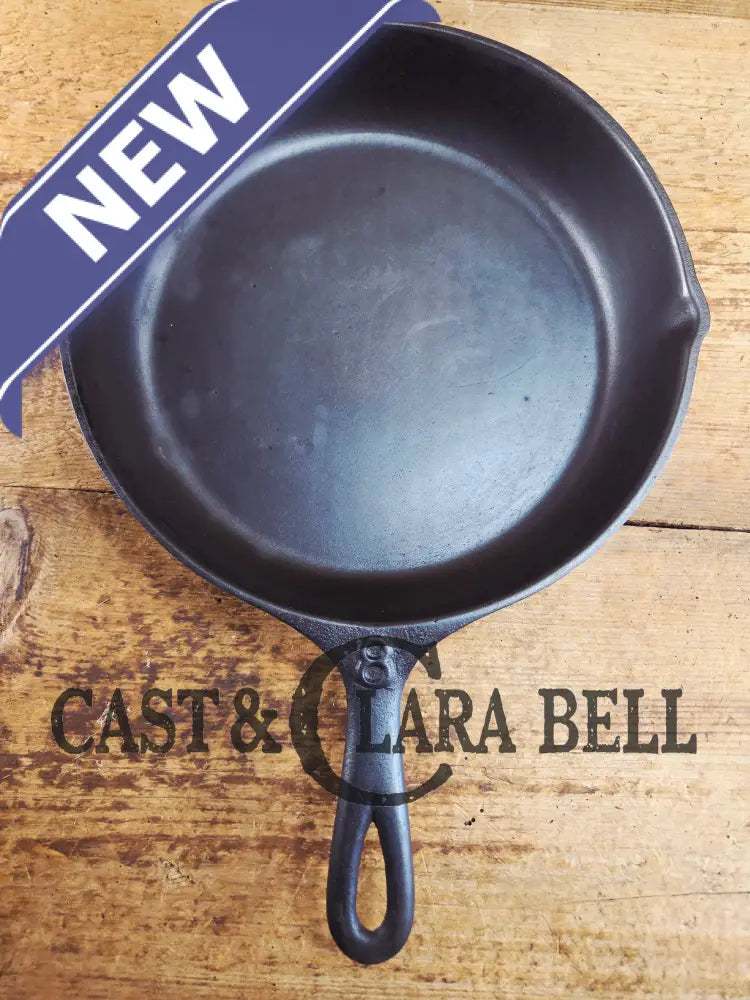 PRICED TO SELL! Great daily user Mystery #8 Skillet with Heat Ring and X Makers Mark. Handles beautifully Skillet