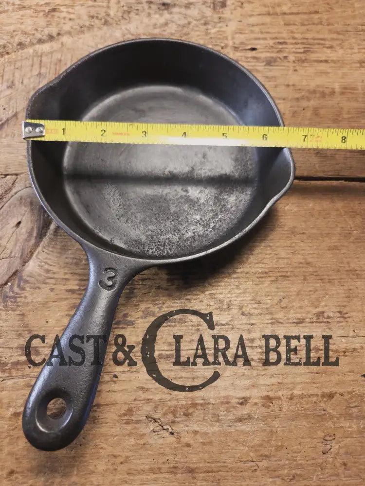 Priced to Sell! Great first unique egg skillet! Wagner’s Long Life #3 1753. Restored and Ready to Use! Great Gift idea!