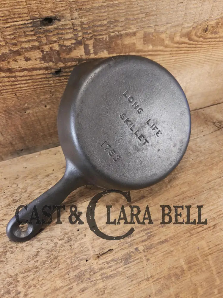Priced to Sell! Great first unique egg skillet! Wagner’s Long Life #3 1753. Restored and Ready to Use! Great Gift idea!