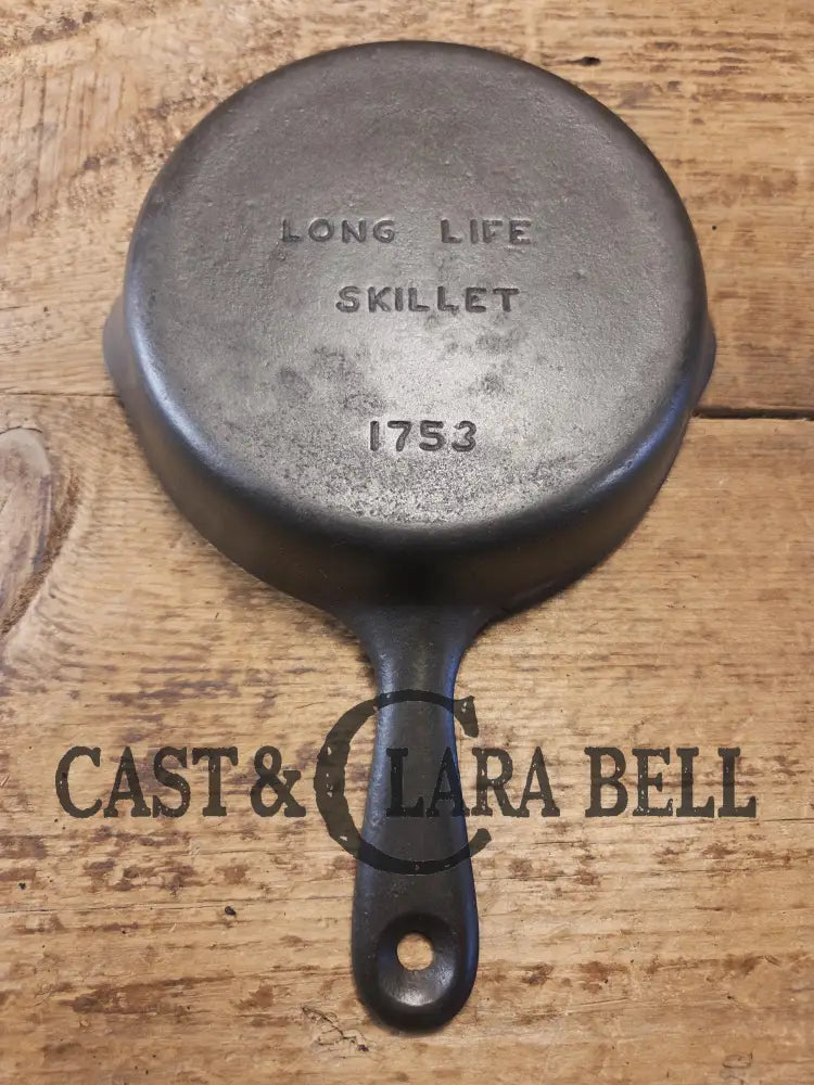 Priced to Sell! Great first unique egg skillet! Wagner’s Long Life #3 1753. Restored and Ready to Use! Great Gift idea!