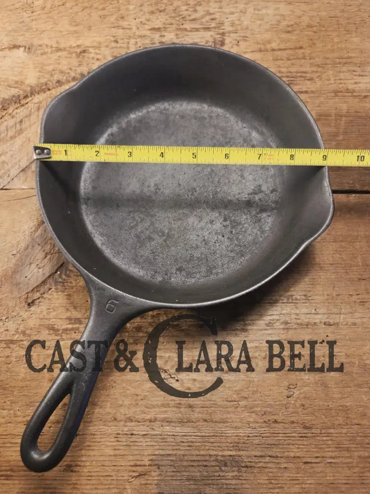 Priced to Sell! Great saute skillet! 1930’s Wagner Ware #6 Cast Iron Skillet 1056 T Skillet
